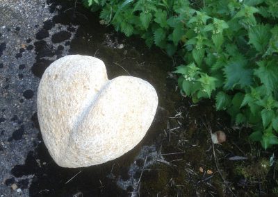 Un ceour en pierre